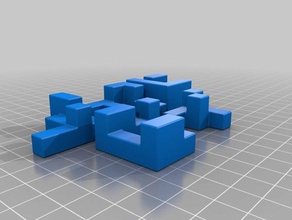comboys puzzle todos os pedaços quebra-cabeças 3d print model - Mito3D