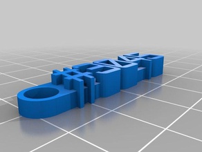 nerd keychain organization customized 3d print model - Mito3D