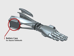 funmove handelectronic prosthetic hand 1 3 servo motorization movable thumb verchang other 3d print model - Mito3D