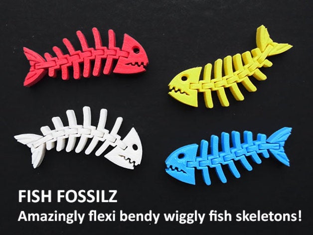 peixe fossilz creatures medicine animal bones clever crocz cute deisgner designer dinosaur educational fishy flexi flexible fob fossils fun funny gift key chave de cadeia anel pingente chaveiro modelo modelos mover as peças one piece um pedaço impressão presentes imprimir place science scorpionz shark sharkz simple skeleton smart technology toy toys twist unique wriggles wriggly 3D print model - Mito3D