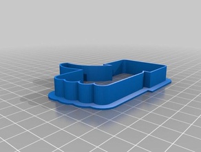 come cookie cutter più breve cucina pranzo 3d print model - Mito3D