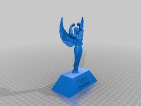 meine angepasste bullige trophy blender Backen tutorial Skulpturen 3d print model - Mito3D