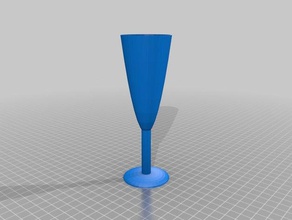 vidro de vinho 3d impressão 3d print model - Mito3D