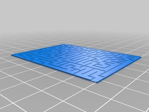 my customized random maze generator base puzzles 3d print model - Mito3D