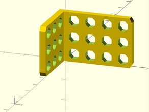 makeblock parametrico staffa la robotica customizer mbot 3d print model - Mito3D