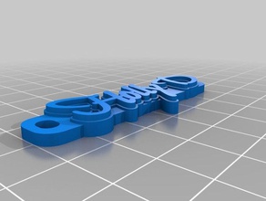 holly Schlüsselanhänger angepasst 3d print model - Mito3D