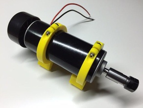 52mm spindle holder mpcnc ie 25mm parts 3d print model - Mito3D