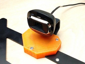 microsoft lifecam 3000 hd webcam holder samelladrucker v2 graber i3 prusa 3d printer extruders attach fix tray 3d print model - Mito3D