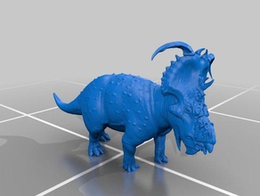 pachyrhinosaurus lakustai animals dinosaur paleoart paleobiology paleontology triceratops 3d print model - Mito3D