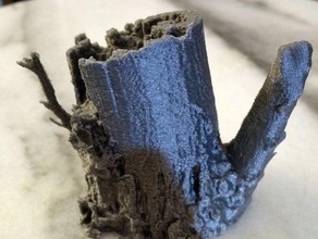 tree stump scans replicas 3d print model - Mito3D