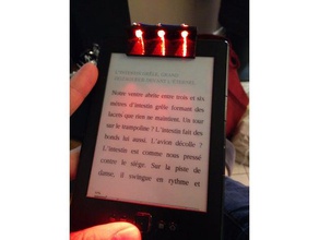 kindle 3 light self powered tablet 3d print model - Mito3D