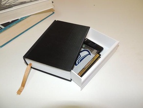 finto libro cassetta di sicurezza strumento i titolari scatole 3d print model - Mito3D