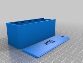 mm personal box containers customized 3d print model - Mito3D