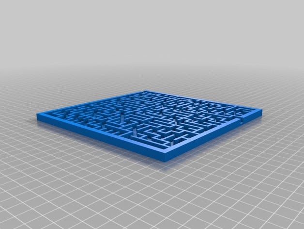 my customized a-maze-ing maze puzzles 3D print model - Mito3D
