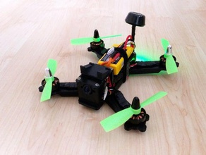 double decker v3 200 fpv racer 2204 moteurs rc véhicules 3d print model - Mito3D