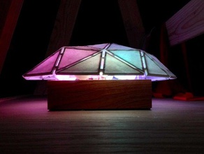 organico geodetica sculture cnc luce 3d print model - Mito3D