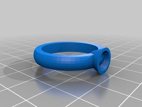 première openscad anneau anneaux 3d print model - Mito3D