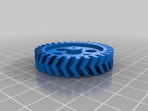 customized openscad helical gear other 3d print model - Mito3D