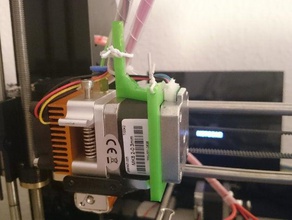prusa i3 extrusora cable de la fijación 3d impresión geeetech 3d print model - Mito3D