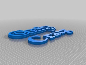 craig name keychain hanger 3d printing keychains key chain nametag tag 3d print model - Mito3D