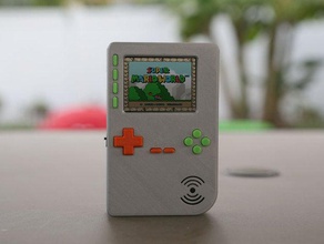 pigrrl 2 raspberry pi oyun konsolu video oyunlar adafruit arcade gameboy taşınabilir retro retropie oyunu 3d print model - Mito3D
