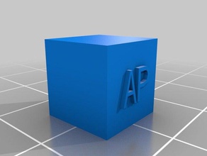 ap Zeichen logos 3d print model - Mito3D