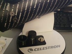 lens celestron firstscope teleskop sahibi aracı sahipleri kutuları 30mm 3d print model - Mito3D