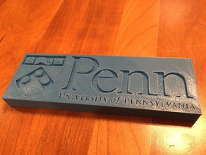 penn logo 3d l'impression 3d print model - Mito3D