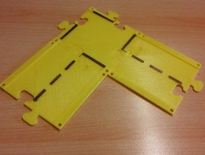 mi caja de cerillas carreteras la construcción juguetes 3d print model - Mito3D