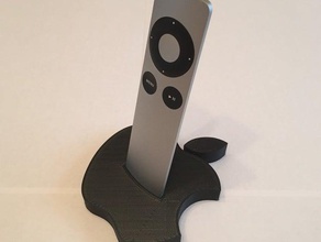 apple tv support de la télécommande gadgets 3d print model - Mito3D