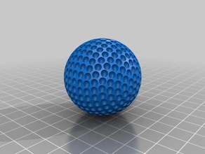 golfball 3d printing 3d print model - Mito3D