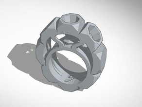 rock ring anneaux 3d print model - Mito3D