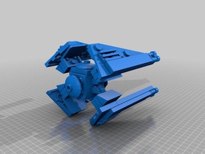 cravatta intrerceptor bilding bloks aka lego i giocattoli giochi 3d print model - Mito3D