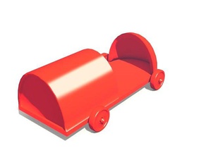 brinquedo de carro corrida brinquedos jogos peppa pig 3d print model - Mito3D