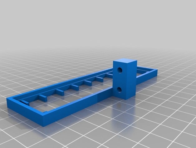 sparkfun line follower array bracket robotics 3D print model - Mito3D