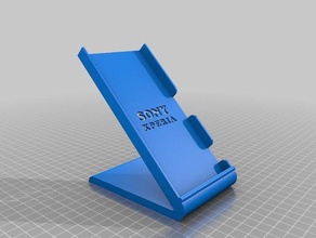 sony xperia z2 stand mobil telefon 3d print model - Mito3D