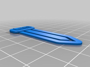 lent bookmark office customized 3d print model - Mito3D