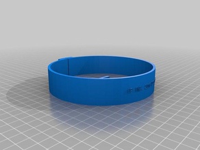 mi personalizados fullypet collar de texto mascotas 3d print model - Mito3D