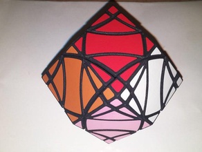 rhombique raptor puzzles 3d print model - Mito3D