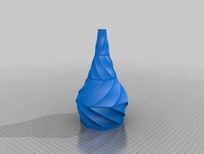 cut vase1 math art customized 3d print model - Mito3D