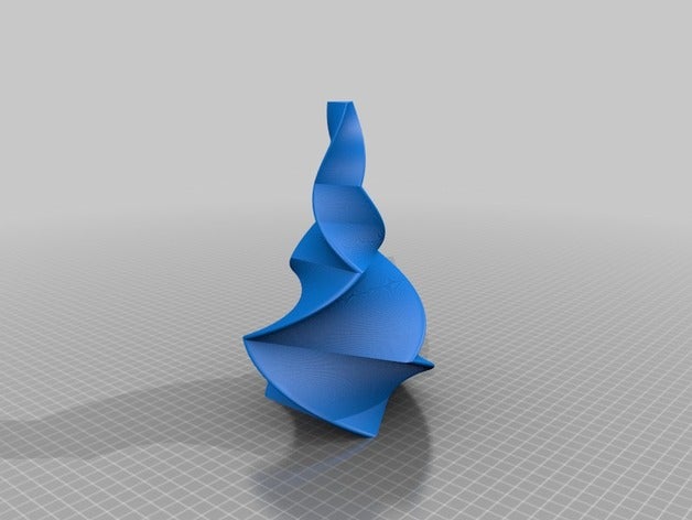 cut vase2 math art customized 3D print model - Mito3D