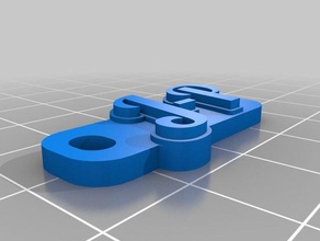 j-p llavero llaveros personalizado 3d print model - Mito3D