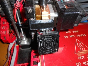 ventilador de refrigeração modelo mk9 3d a impressora partes 3d print model - Mito3D