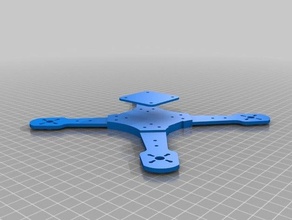 zmr250 x-dört kol monte edin rc araç silah drone quadcopter 3d print model - Mito3D