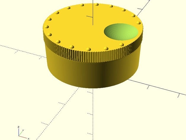 tall ultimakdr2 control knob 3d printer parts 3D print model - Mito3D