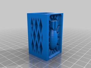 52nd pencil holder containers 3d print model - Mito3D