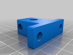 8mm rod mounting block 3d printer parts mount 3d print model - Mito3D