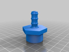 Schlauchanschluss Wasserhahn-adapter Küche Essen brauen Selbstbau Sanitär Waschbecken 3d print model - Mito3D