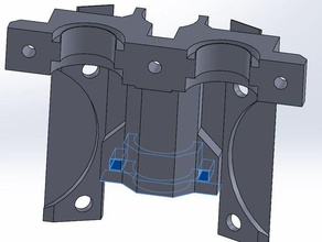cobbllebot vertical mounted dual extruder 3d printer parts cobblebot 3d print model - Mito3D