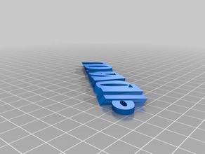 iloveyou keyfob portachiavi organizzazione personalizzato 3d print model - Mito3D
